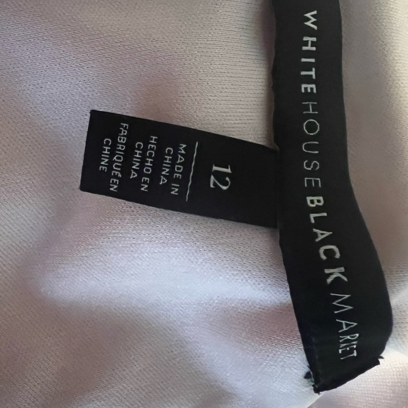 White House Black Market Light Lavender Lined Sleeveless Dress V-neck - Picture 6 of 9